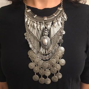 Silver Layered Necklace
